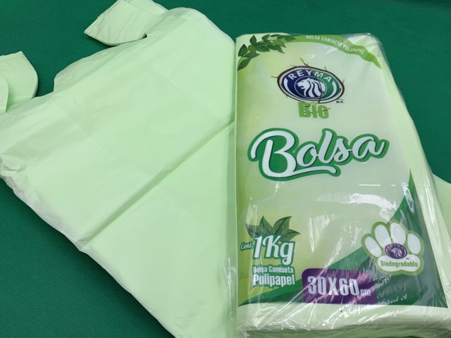 Camiseta Biodegradable Alta Densidad c/25 kg en Desechables Manolo 